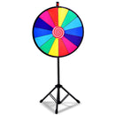 COSTWAY 24" Glücksrad Spielzeug mit buntem Design