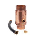 Kupfer Regenwassersammler 100 mm mit Schlauchanschluss