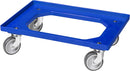Logiplast Transportroller 60 x 40 cm mit 4 Lenkrollen in blau
