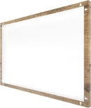 ALLboards Metallische Magnettafel Holz Baumstamm 90x60cm