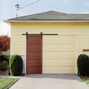 Yaheetech Schiebetürbeschlag 244cm Komplettset B