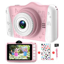 ITSHINY Kinderkamera rosa mit 3,5 Zoll Bildschirm und 32GB SD-Karte