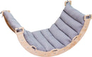 Buxibo Kletterbrücke aus Holz mit Kissen