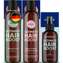 MOERIE Shampoo Set 3-teilig mit Conditioner und Haarwachstum Serum