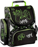Kids4shop Minecraft Schulranzen Set 7-teilig mit Federmappe und Trinkflasche