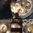 FYLZW Handpan Drum D-Moll 432 Hz, 9-10-12 Noten