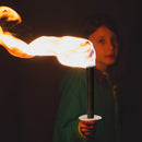 Tubiaz Wachsfackeln 100 min Brenndauer | 100 Stück mit Handschutz