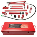 Hydraulische Karosseriepresse 10 To. mit Richtsatz im Stahlkasten