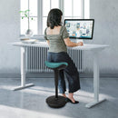 IWMH Ergonomischer Arbeitshocker, hochverstellbare Stehhilfe, atmungsaktiver Sitz-Steh-Hocker 360°
