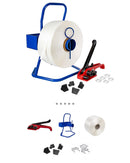 Kortpack Umreifungsset 16 mm mit Abroller, 500 Klemmen, 850 m Polyesterband