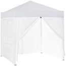 Outsunny Faltpavillon 3x3m mit Seitenwänden und Fenster