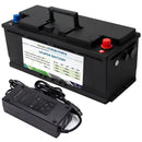 12V 100Ah Lifepo4 Lithium-Batterie mit Ladegerät