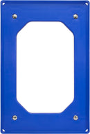 Logiplast Transportroller 60 x 40 cm mit 4 Lenkrollen in blau